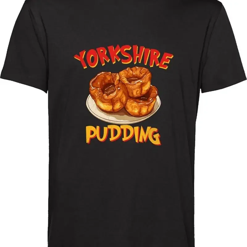 Yorkshire Pudding T Shirt Food Lovers Fast Baked Foodie Top