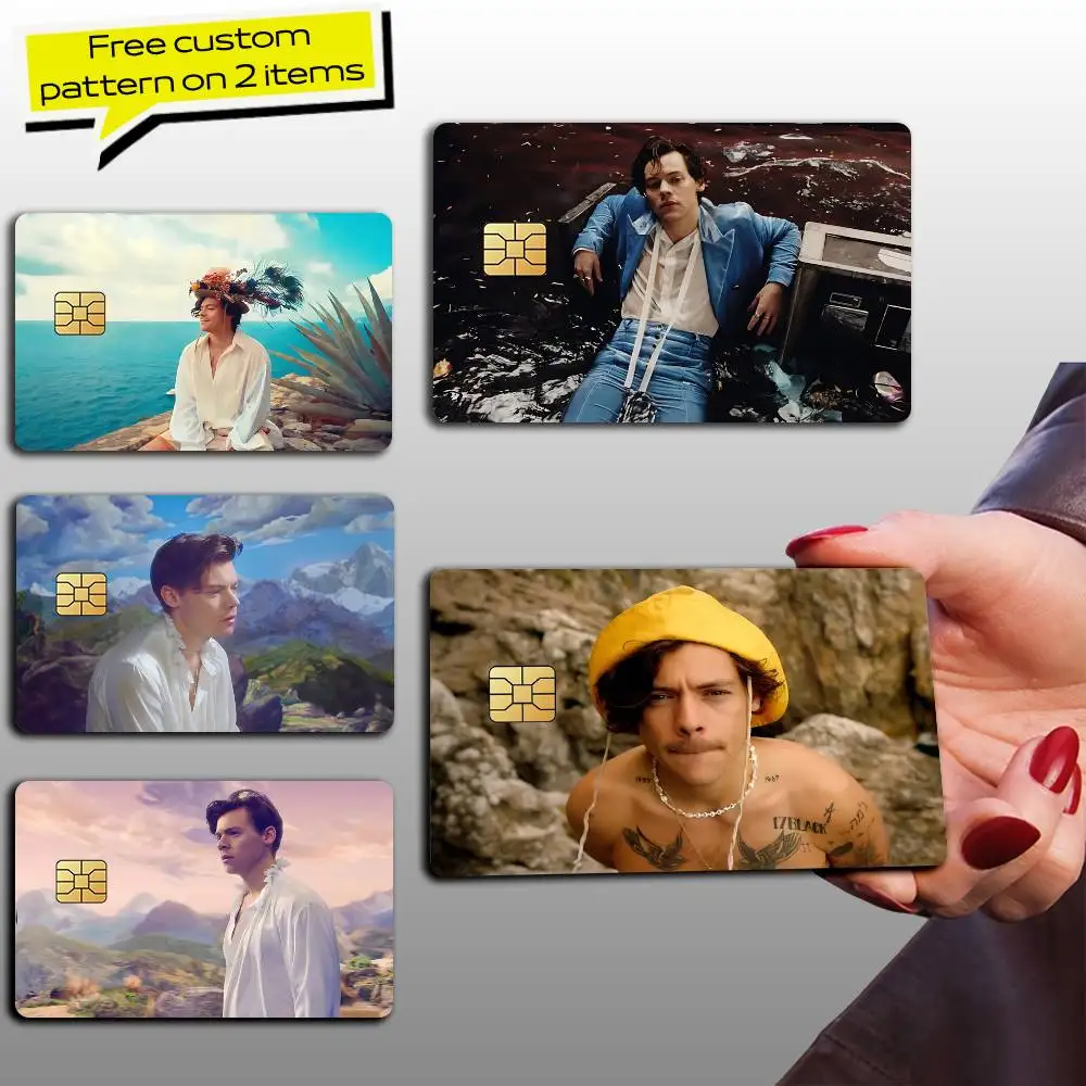 H-Harry Style-s Love On Tour Card Stickers for Bank Access Protective Waterproof Film Cover Sticker Gift