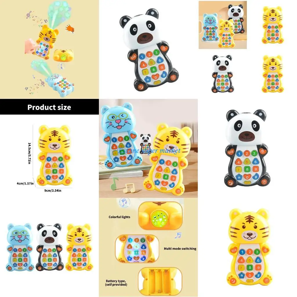 لعبة حسية للهاتف الموسيقي الإبداعي 090B للبنين والبنات للتعليم والتعلم المبكر