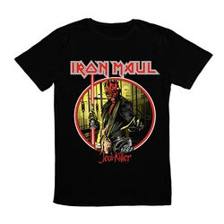 Iron Darth Maul Starwar Heavy Metal Rock Music Band Tee T-Shirt