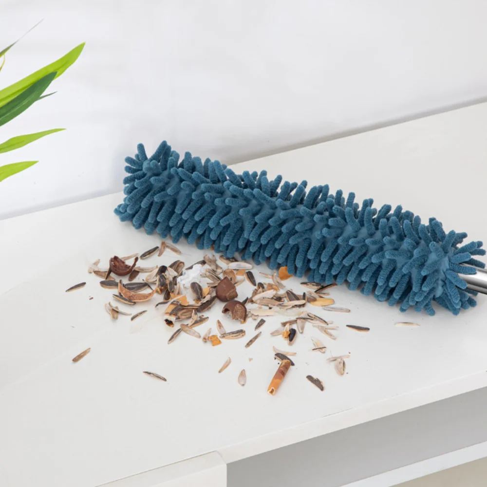 1 قطعة مقبض قابل للتمديد منفضة تلسكوبي فرشاة الغبار نسيج العنكبوت فرشاة نظيفة الأرضيات الأسقف الكمبيوتر التلفزيون نسيج العنكبوت العث الفجوة الغبار أداة #5