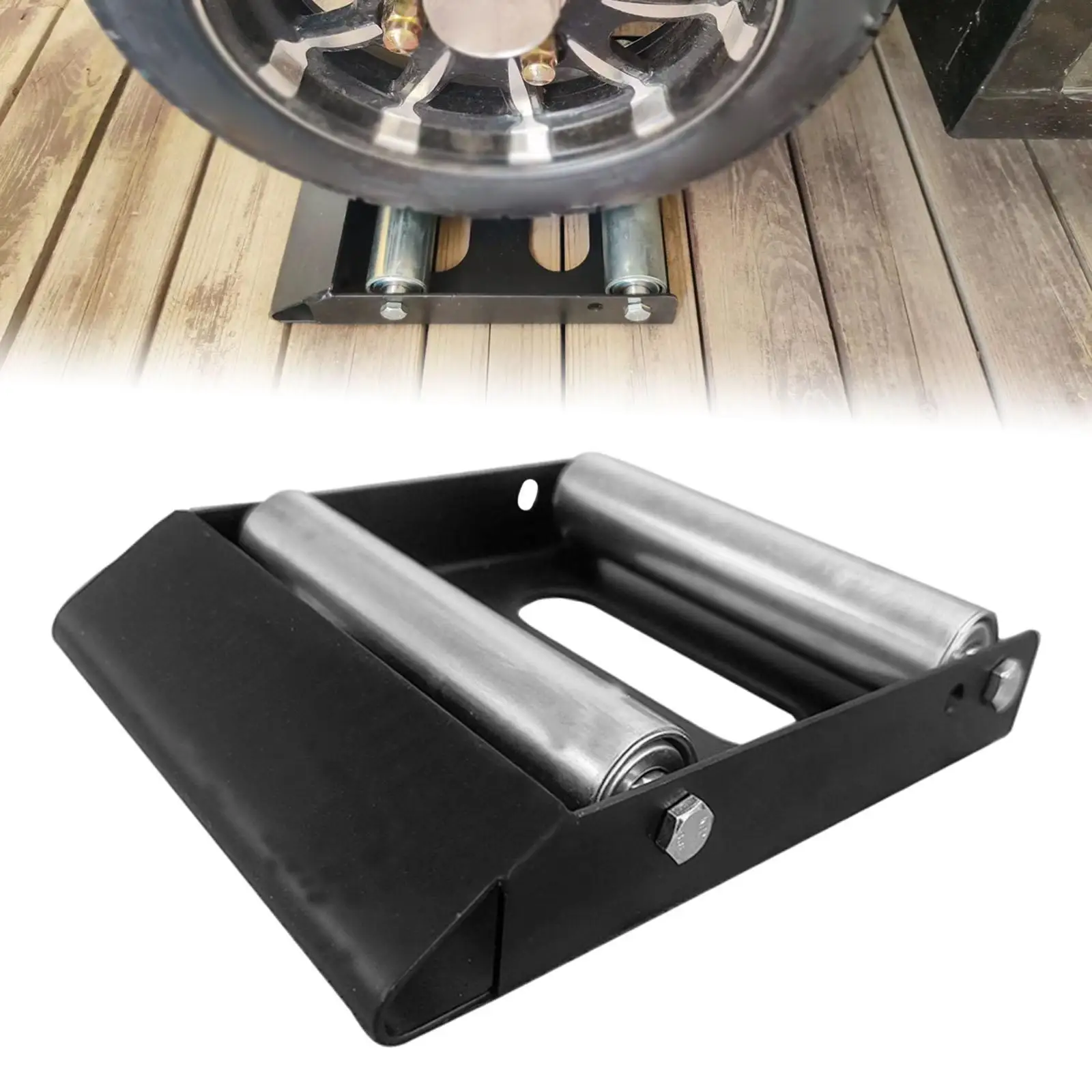 Rolling Wheel Detailing Stand Non Slip Base Portable Compact Clean Tool Wheel Cleaning Stand Tire Hub Cleaning for Car Wash