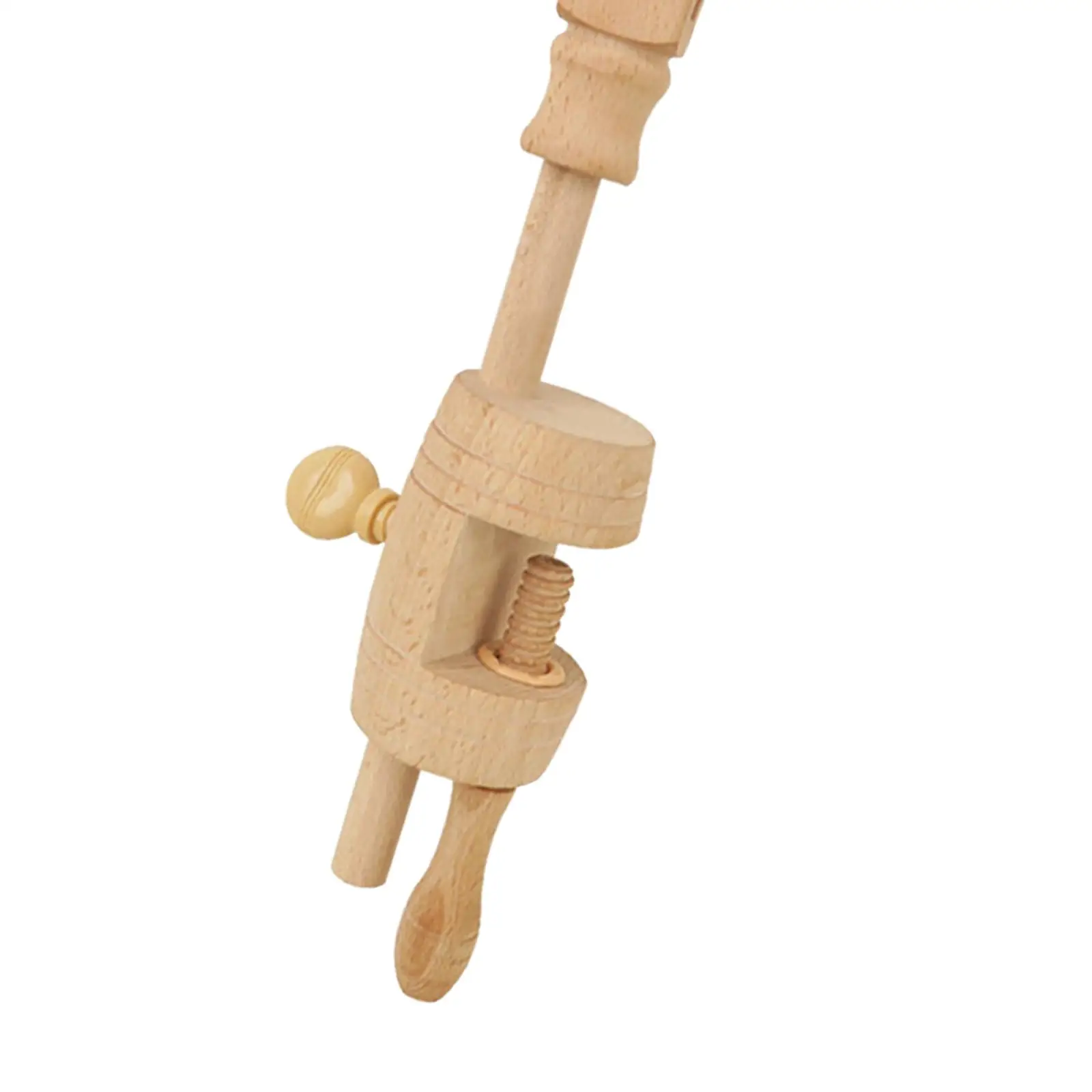 Adjustable Cross Stitch Rack Wooden Lap Table Stand Embroidery Frame Clamps for Needlework and Display Use view 5