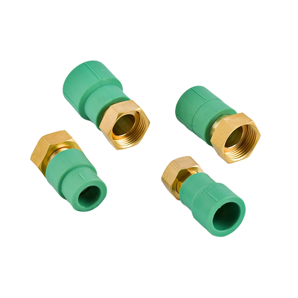 3/4 1 inch  Brass Female Live Connection 20 25 32mm Water Pipe Hot Melt PPR Accessories Pipe Fittings Connector