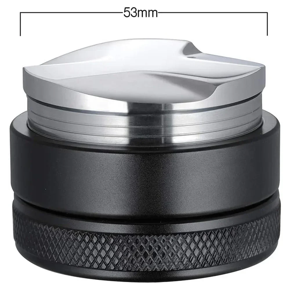 Distribuidor de aço inoxidável 53mm, ferramenta de distribuição de café expresso, nivelador de café, distribuidor de café, calcadores de café