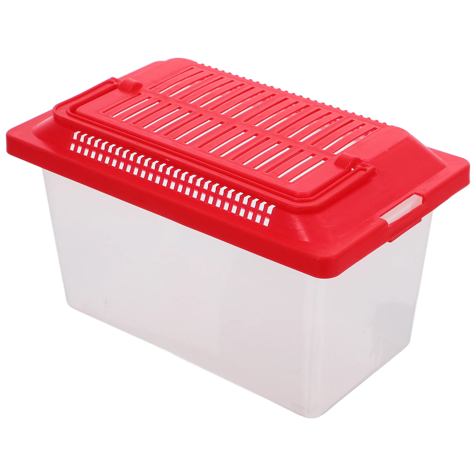 Pet Transport Box Plastic Aquarium Handheld Fish Tank Portable Turtle Holder Transparent Hamster Box Betta Desktop Breeding