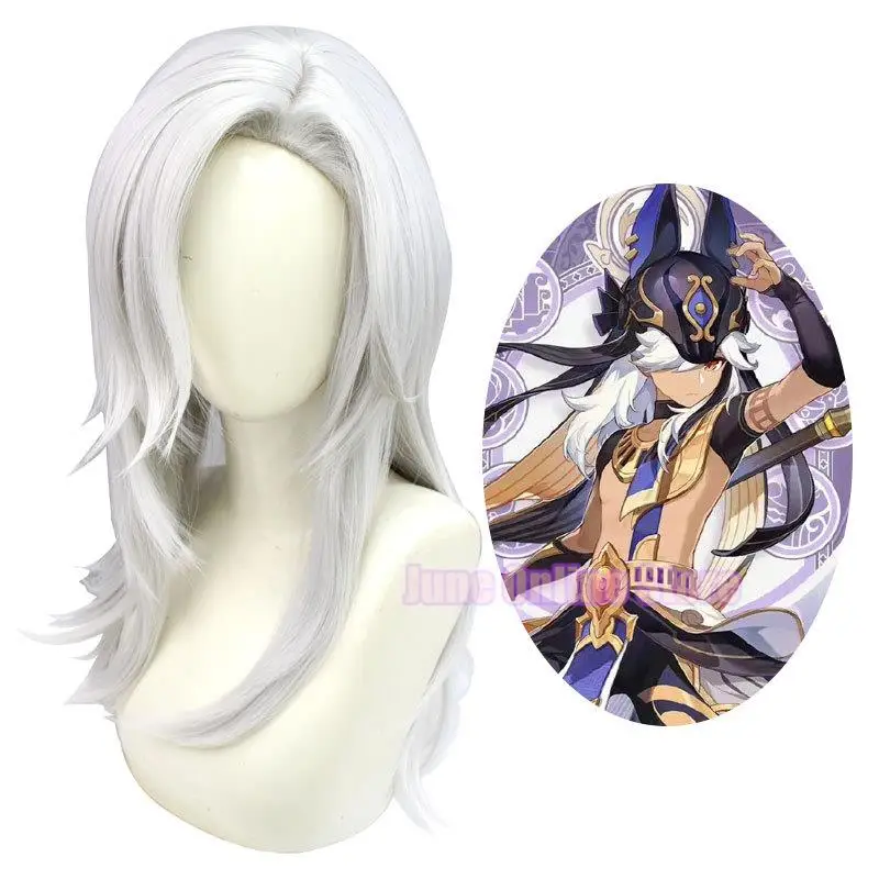 Anime Genshin Impact Cyno Cosplay Kostuumspel Halloween Party Outfit Kleding