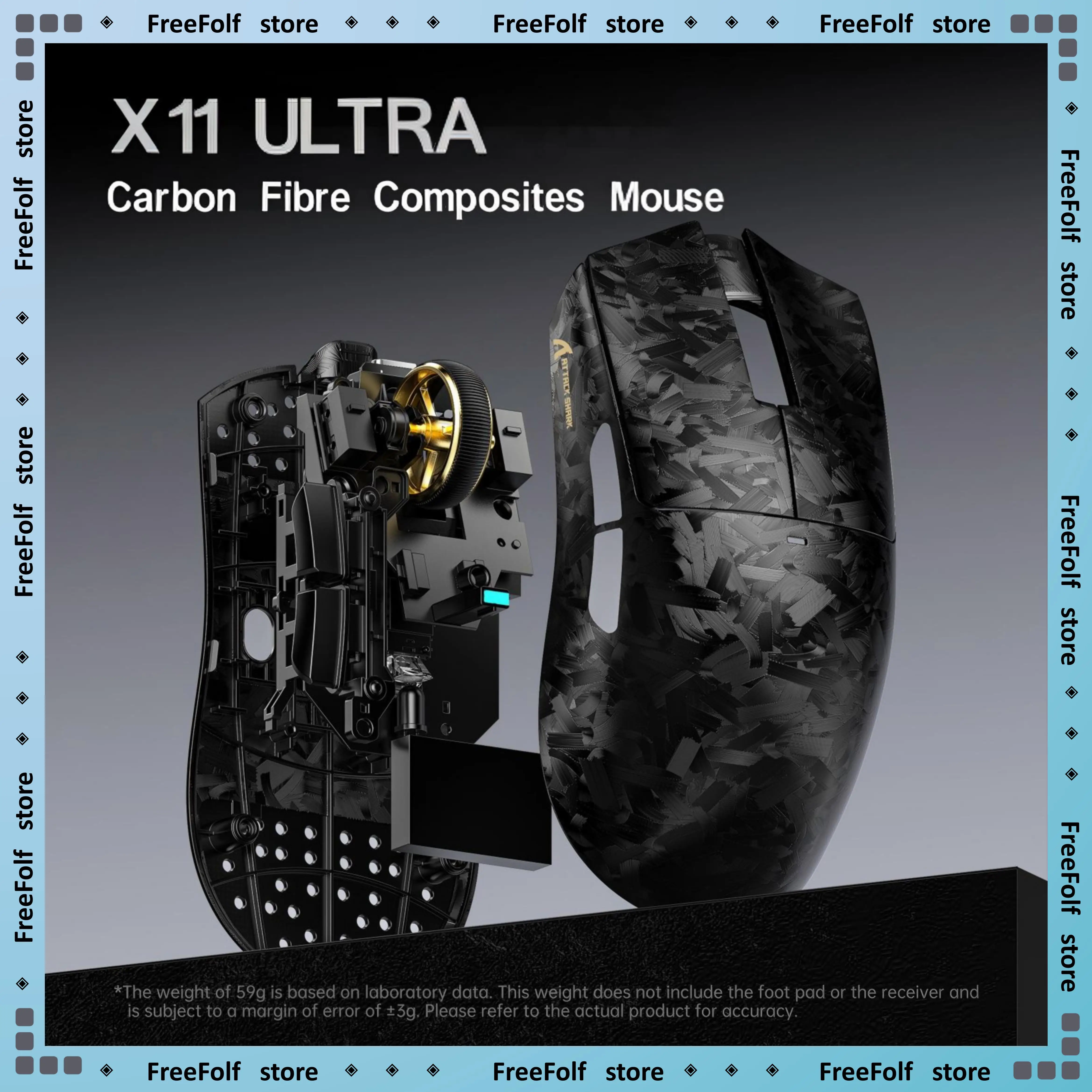 ATTACK SHARK X11 ULTRA 5G Gaming Smartphone 2K AMOLED 120Hz Flagship Camera Ceramic Body PAW3950Max