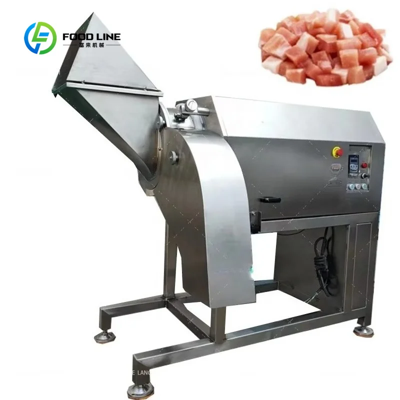 Customized Industrial 3d Frozen Meat Dicing Machine Frozen Chicken Meat Cheese Dicer Cutting Machine Vegetable Fruit Strip Dicer