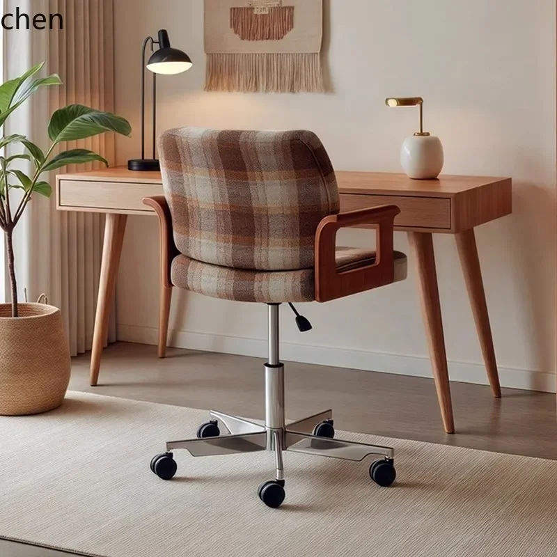 HT Solid Wood Sofa Chair Practical Office Chair Multifunctional Computer  Rotating Chair