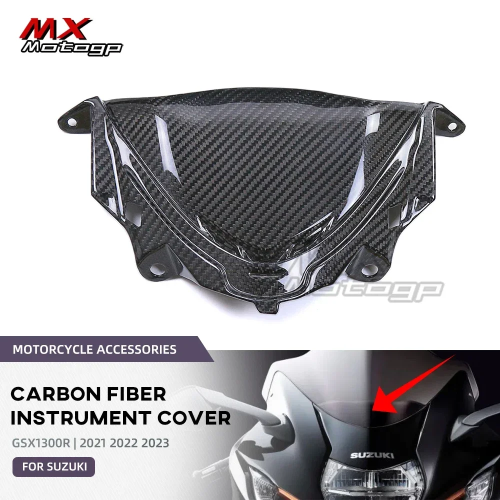 

Motorcycle Carbon Fiber Instrument Cover Front Dashboard Fairing For SUZUKI GSX1300R Hayabusa GSX 1300R 2021 2022 2023