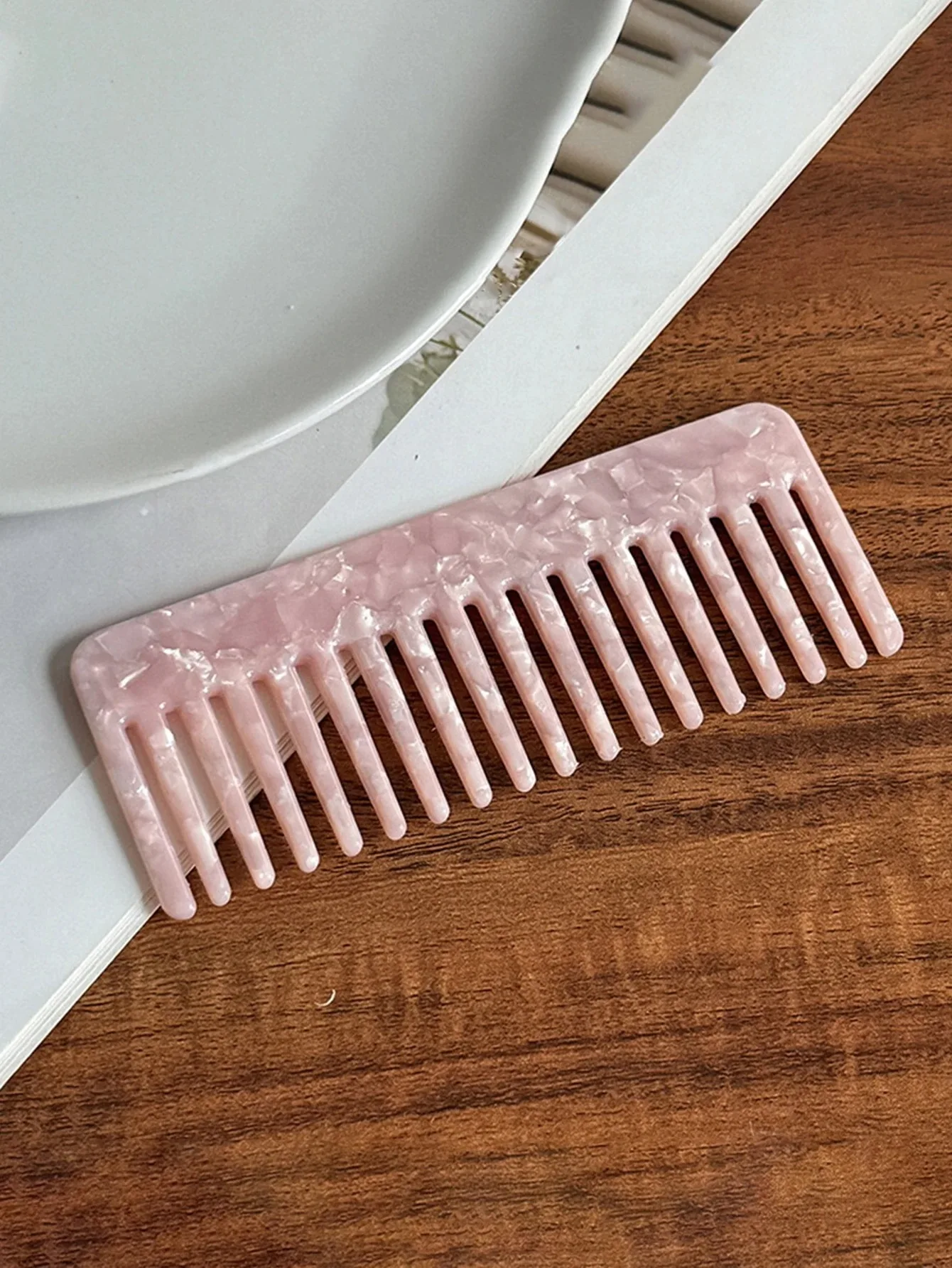Acetate Hair Comb Portable Hair Brush for Women Minimalist Design Comb Travel Fashion Barber Hair Accessories Comb Tools 1PC