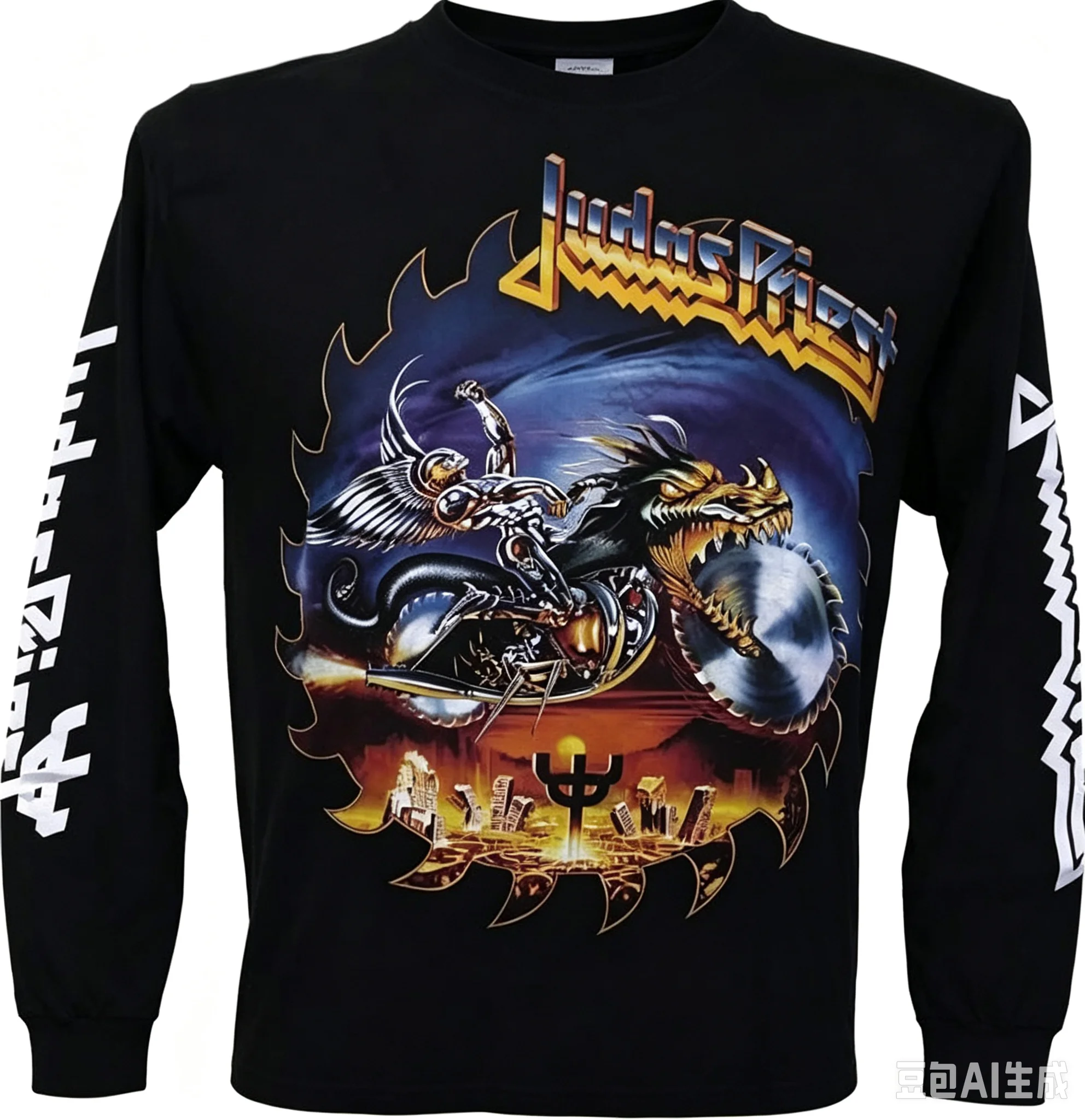 2026 Rock Judas Priest Band 3D Print Long Sleeve T-shirt Men Women Fashion Hip Hop Oversized Tops Tees Mens Clothing harajuku