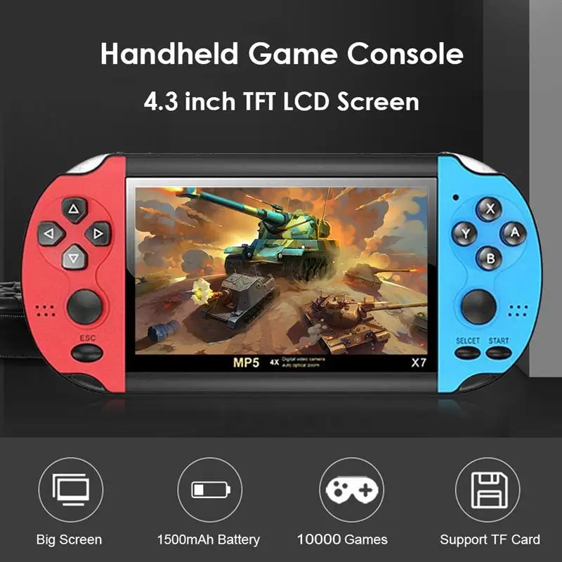 New Handheld Portable Mini Retro Video TV Hand Game Console Player Arcade Machine for Kids Gaming Videogame Emulator Box