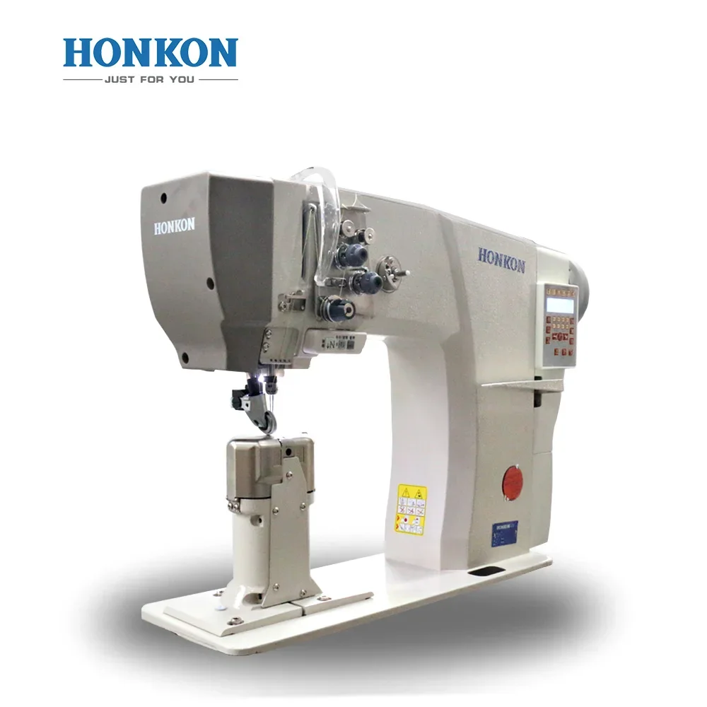 HK 592 Industrial Computerized Roller Sewing Machine For Leather And Shoes Making