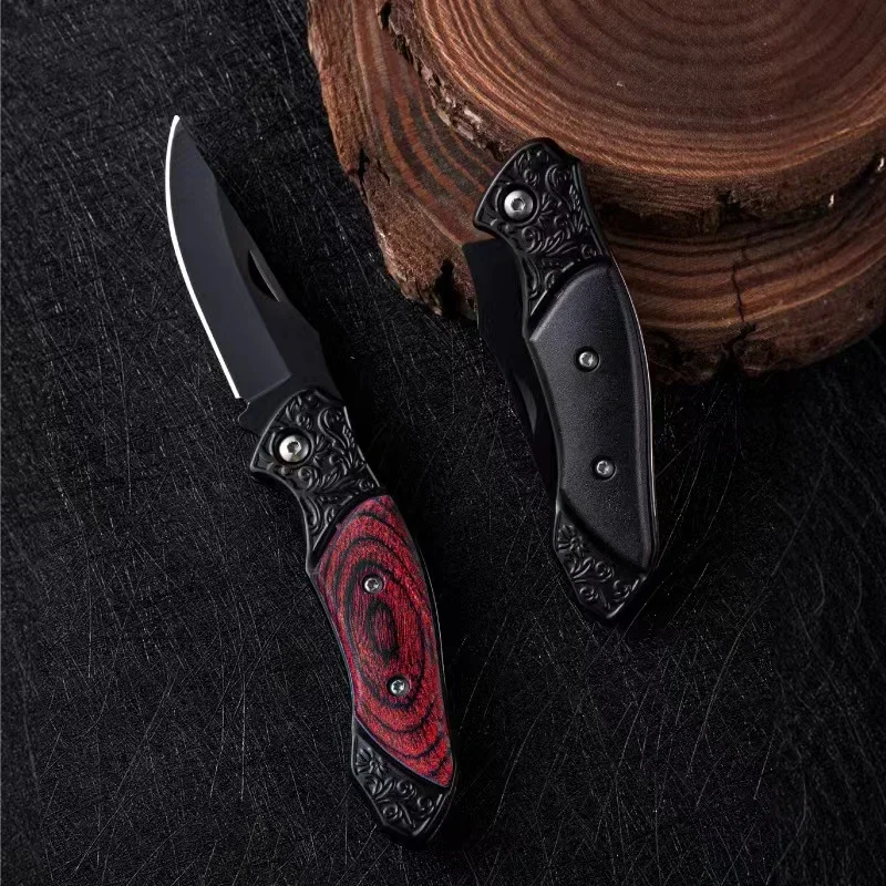 Folding Knife Tactical Survival Emergency Self Defense Knife Portable Outdoor Camping Fruit Opening Letter Pocket Knife EDC Tool