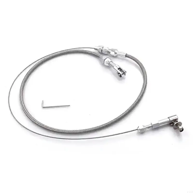 F1CF Easy Installation 24/36in Throttle Cable Assembly with Wrench for Car Vehicle