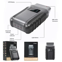 XTOOL Anyscan A30M All System Car Diagnostic Tools Bi-directional Scanner OBD2 Bluetooth CANFD FCA AUTOAUTH Lifetime Free Update