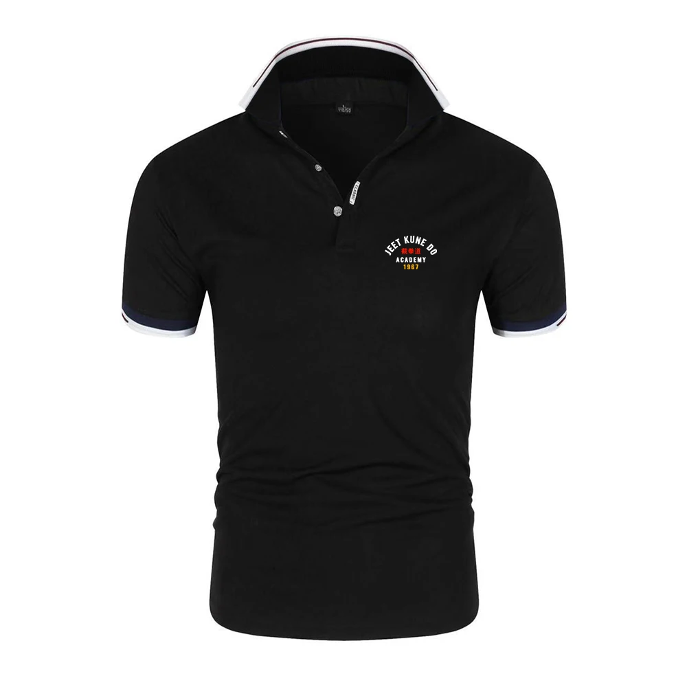 Jeet Kune Do Martial Artist Wing Chun men's six-color Polo shirts come in various colors and are suitable for summer T shirt