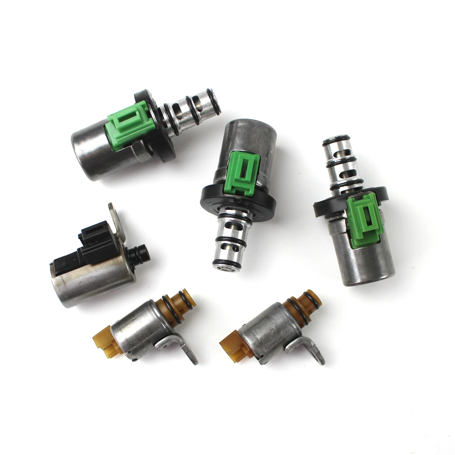 4F27E 48420K-R FN4A-EL 6PCS Transmission Solenoid Kit Shift EPC PWM For Mazda 2 3 5 6 CX-7 MPV Ford Fiesta Focus Solenoid Valve