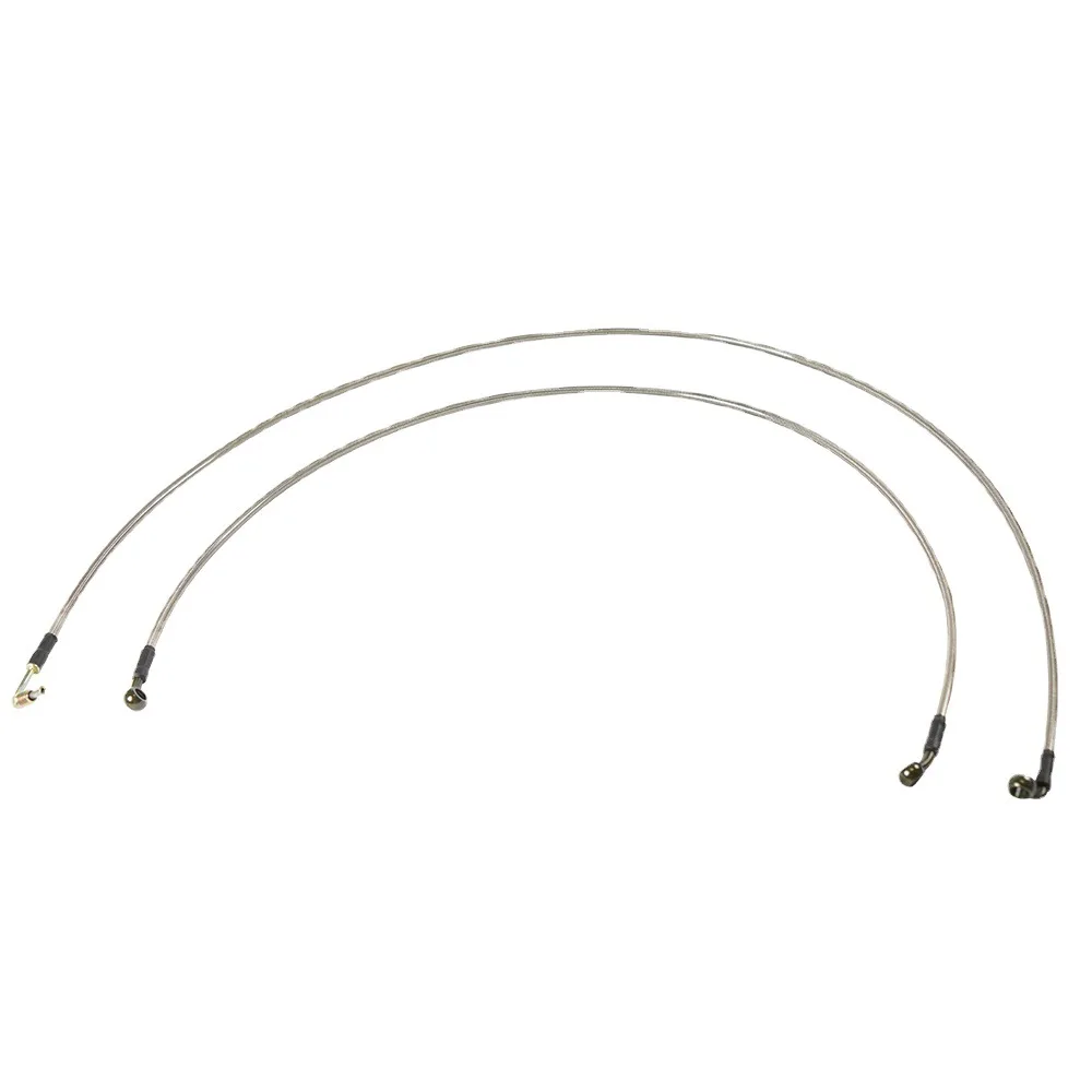Extended Front Rear Brake Lines 1068 Braided Brake Hoses for Polaris RZR 800 S 4 800 XP 900 570 ATV UTV view 6