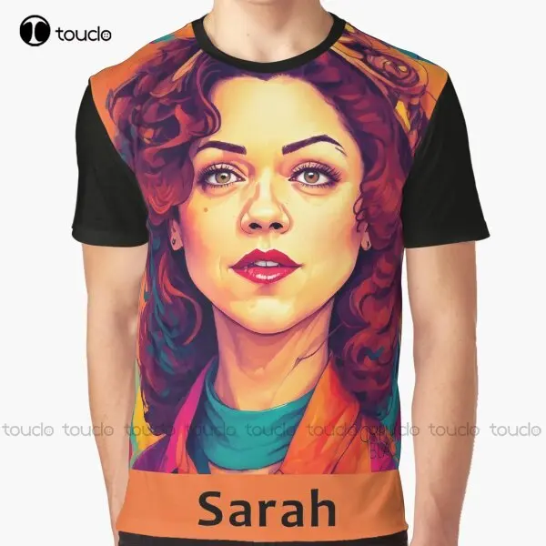 Fan Art Sarah Manning Sestra Orphan Black Graphic T-Shirt Digital Printing Tee Shirts Streetwear Xxs-5Xl New Popular Unisex