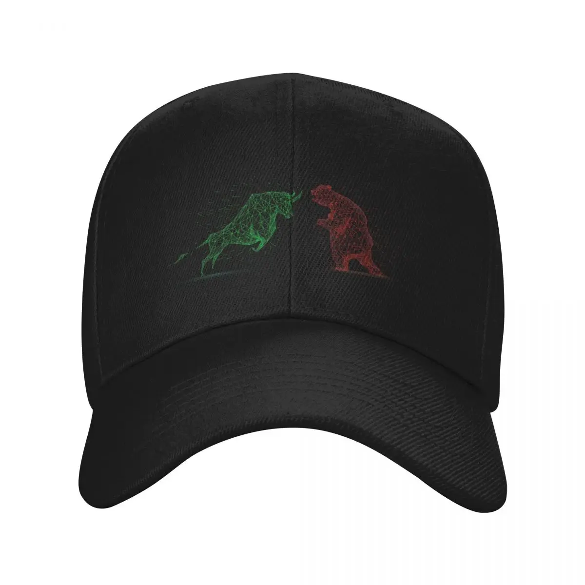 Bull and Bear Baseball Cap black Sun Cap Female Men's