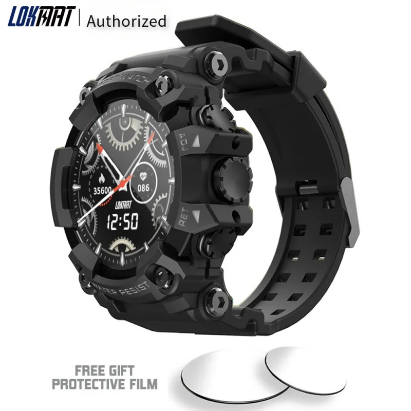 

LOKMAT ATTACK Touch Screen Fitness Tracker Smart Watch Sport Monitor Blood Pressure Smartwatch For Android IOS