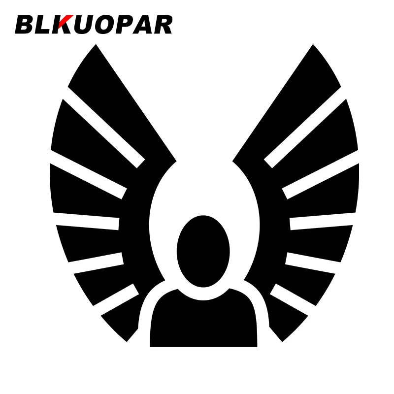 

BLKUOPAR For Angel Wings Car Stickers Personality Decals Windshield Waterproof Custom Printing RV Sunscreen Vinyl Car Wrap
