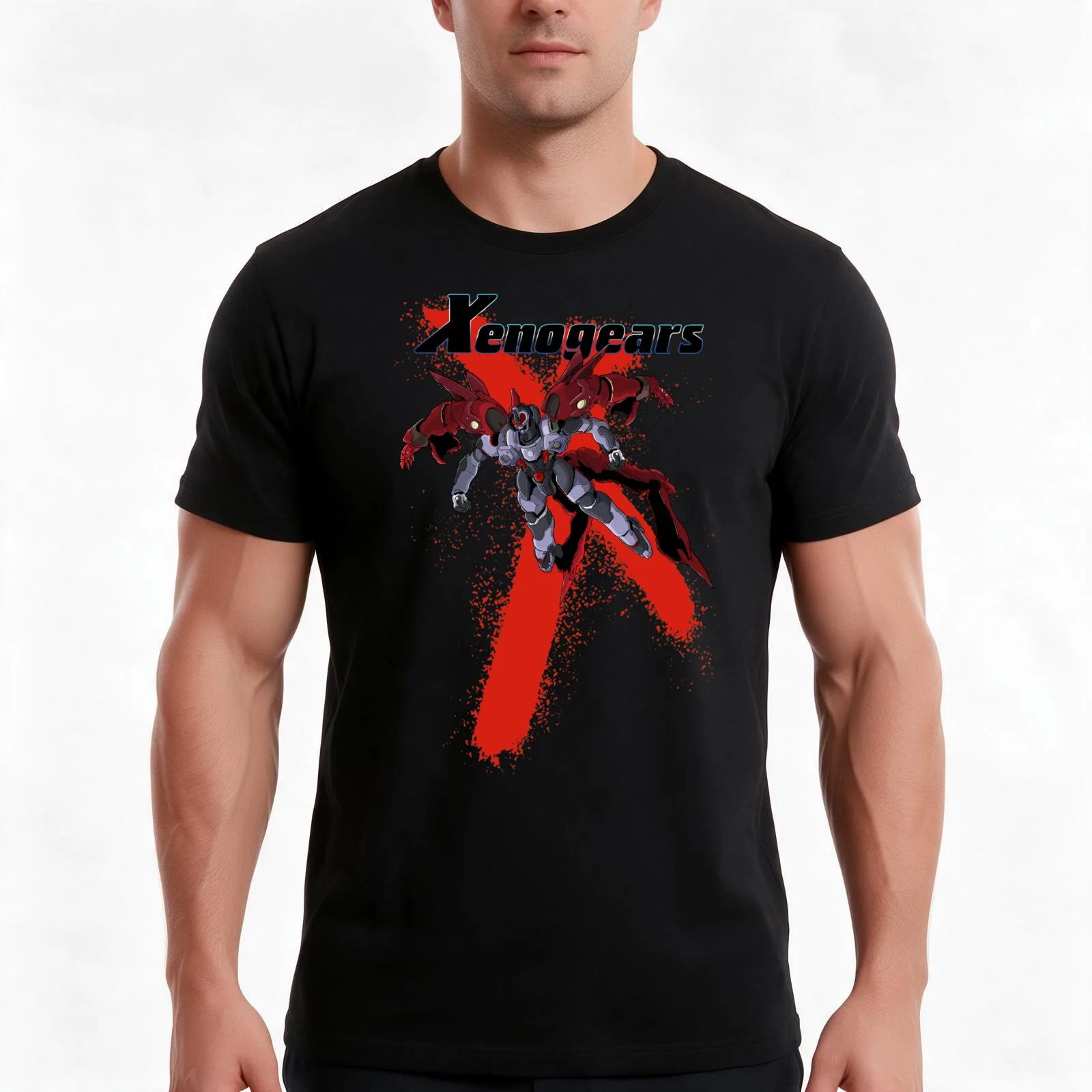 Weltall Transformation T-Shirt, Summer Casual Cotton Tee, Oversized Streetwear Tops, Vintage Graphic Print, Unisex Men Women
