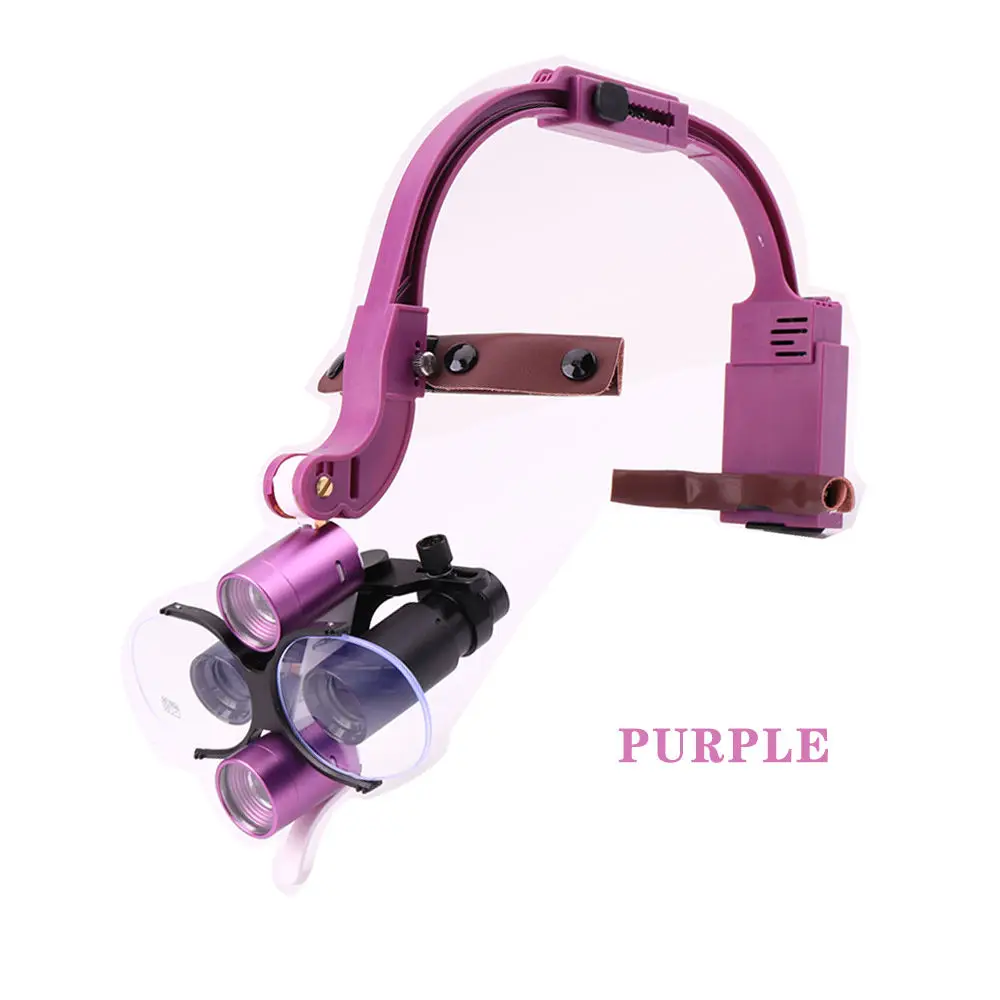 2.5X 3.5X Dental Headlamp Medical Loupes Magnifier Wireless Surgical Headlight for Dental Operation Factory Supplier