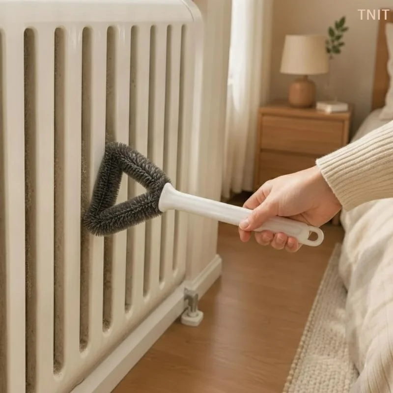 [J] Screen Window Cleaning Brush With Stiff Dense Bristles No Need To Remove Screen Perfect For Home Daily Window Cleaning