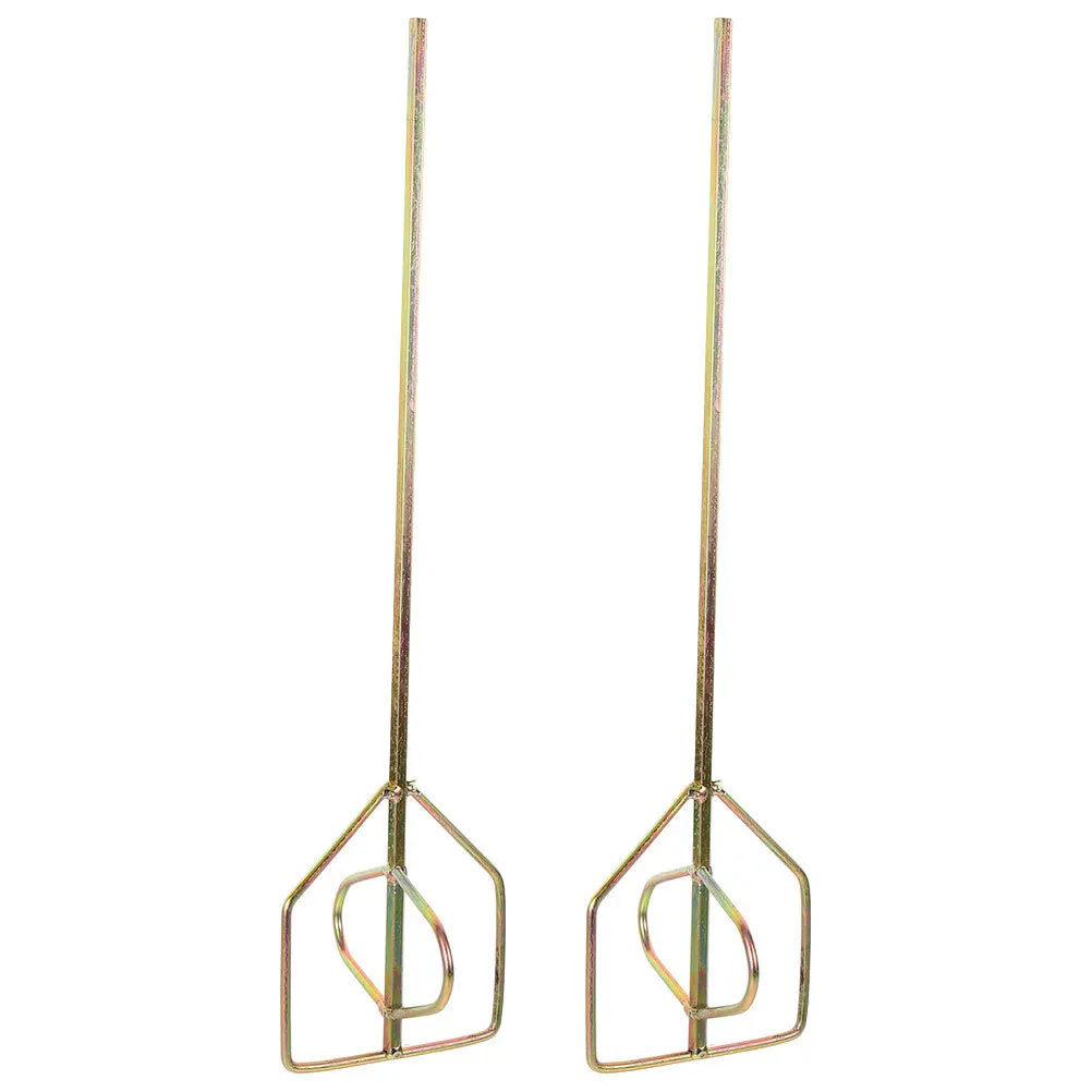 2 قطعة مرفق خلاط الحفر أداة خلط الطلاء المتينة لمهام تجديد الخرسانة الجص الأسمنتي خلاط الأسمنت #1