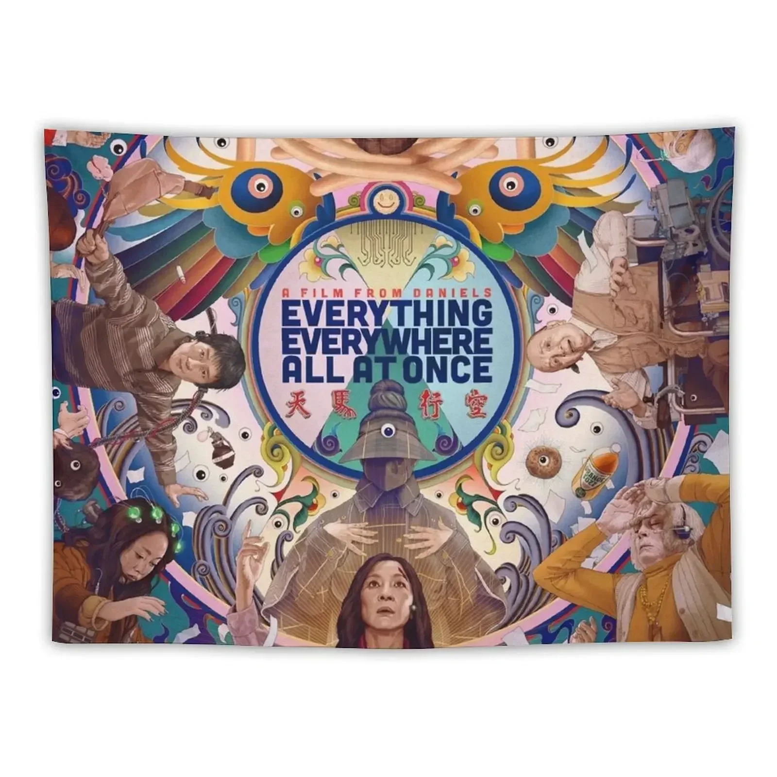 Everything Everywhere All At Once Googly Eyes Tapestry Room Decorations Aesthetic Bathroom Decor Tapestry