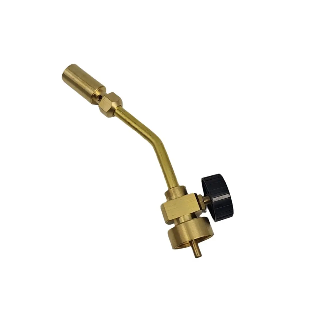 Propane Gas Torch Made of Brass Material for Mapp Map.Pro Gas,Pencil Shaped Flame Used for Brazing BBQ & DIY - view 3