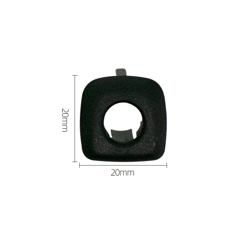 Door Pin Guide Trim Panel Locking Knob Button Cover Black Car for Door and Window for BMW 5 Series F10 F18 4PCS