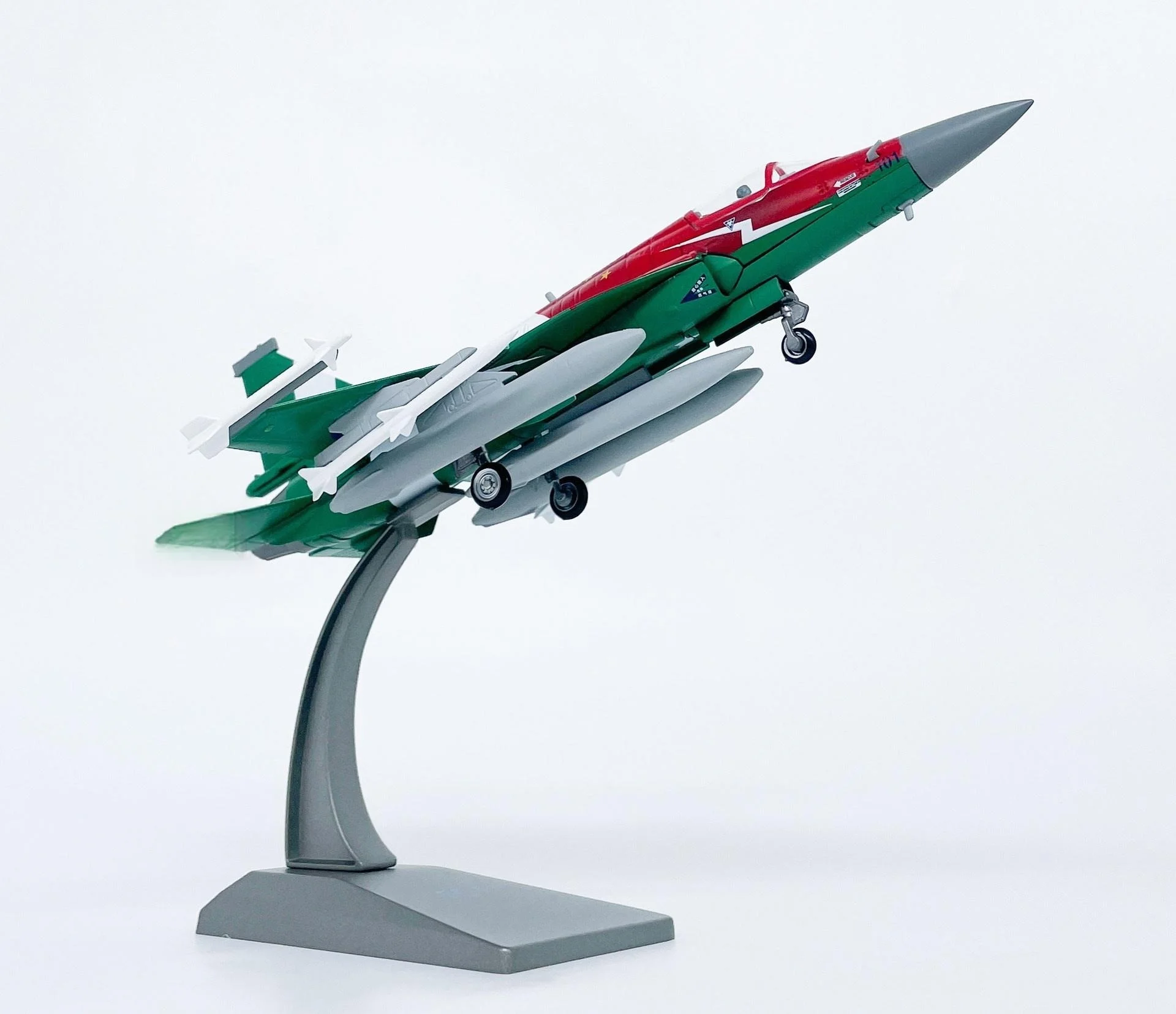 1/72 Scale China Pakistan FC-1 J-10 Fighter Jet Alloy Aircraft Model Simulation Ornament Finished Product Decoration And Display