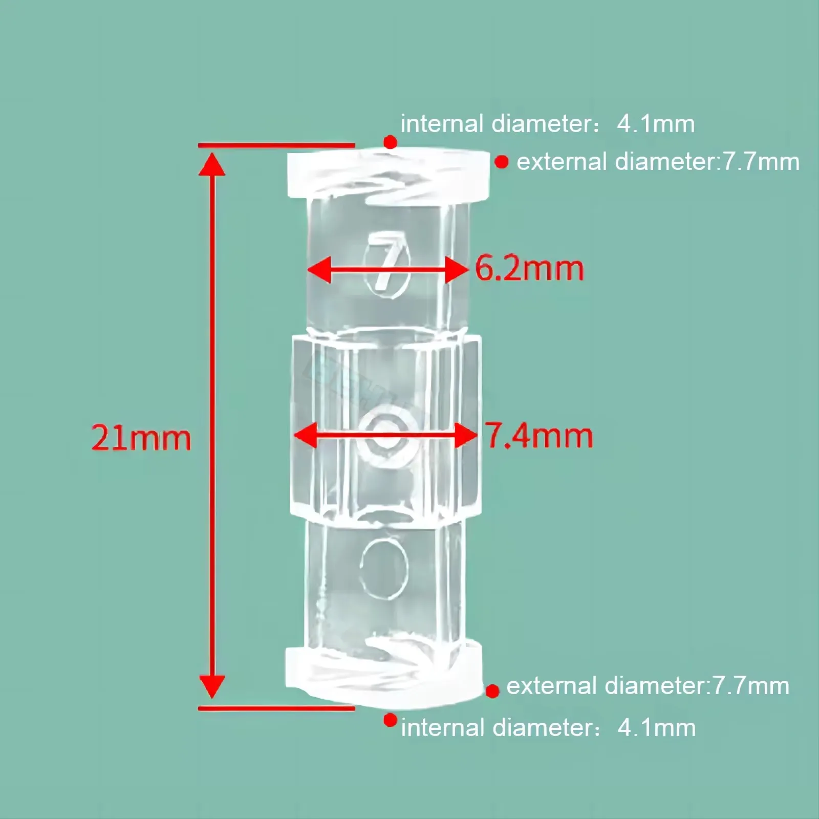 Mini strumento adattatore guida dispenser in plastica universale Filettatura Luhr Connettore per iniezione monouso sterile confezionato singolarmente