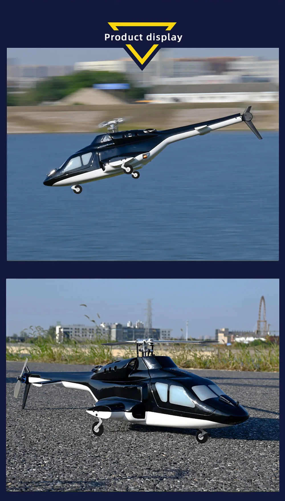 يطير الجناح Airwolf FW450 V3 6CH مقياس RC هليكوبتر RTF #6