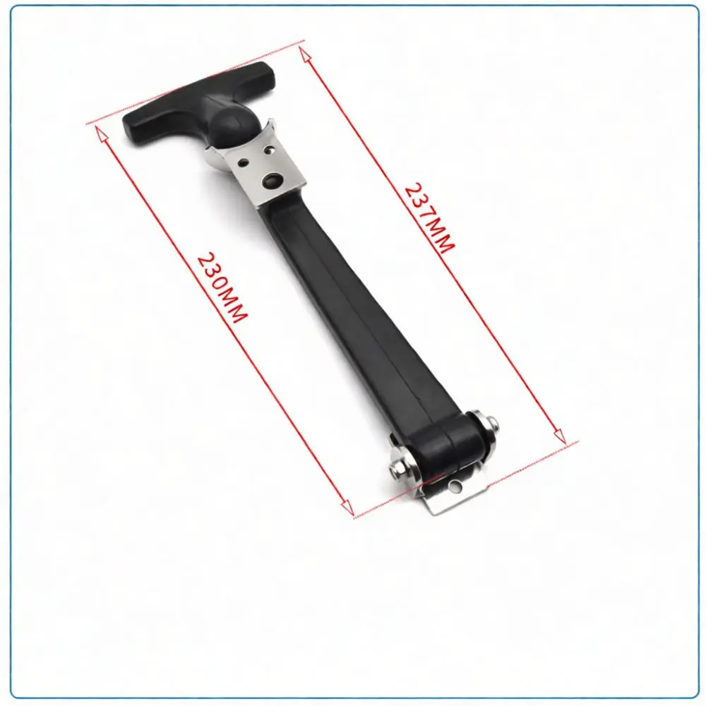 Flexible T Handle Toggle Latch Rubber Draw Catch Vibration Proof Fastener For Engineering Vehicle Hood Cooling Box Parts