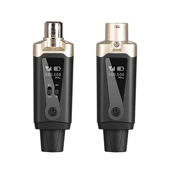 UHF 무선 마이크 시스템 XLR 컨버터 어댑터, 송신기 수신기, 오디오 전송 시스템, 다이나믹 콘덴서 마이크용