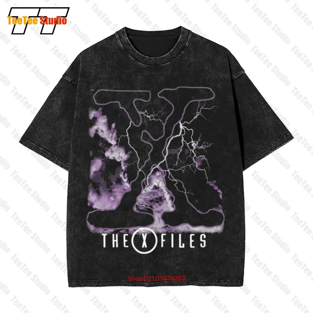 The X Files Big X Tv Show Alien Ufo Vintage Oversized T-Shirt 2UJV