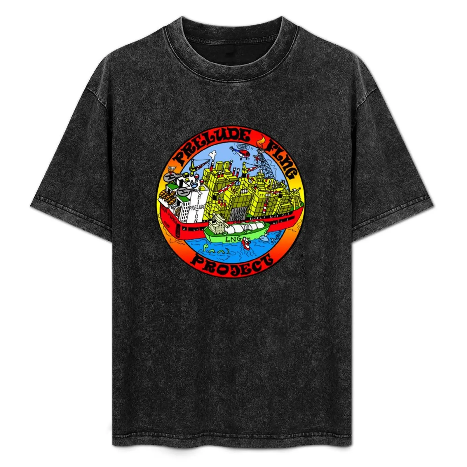 

Prelude FLNG Project colour T-Shirt Work Outdoor T-Shirt for Men
