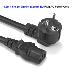 Projector Power Cord 1.5/3/5m 2mm EU Plug Schuko to IEC C13 Power Extension Cable For Dell PC Computer PSU Antminer 3D Printer