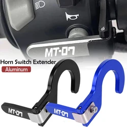 2023 2024 Motorcycle Accessories Horn Switch Extender Extension Button For YAMAHA MT07 MT 07 MT-07 2014-2018 2019 2020 2021 2022