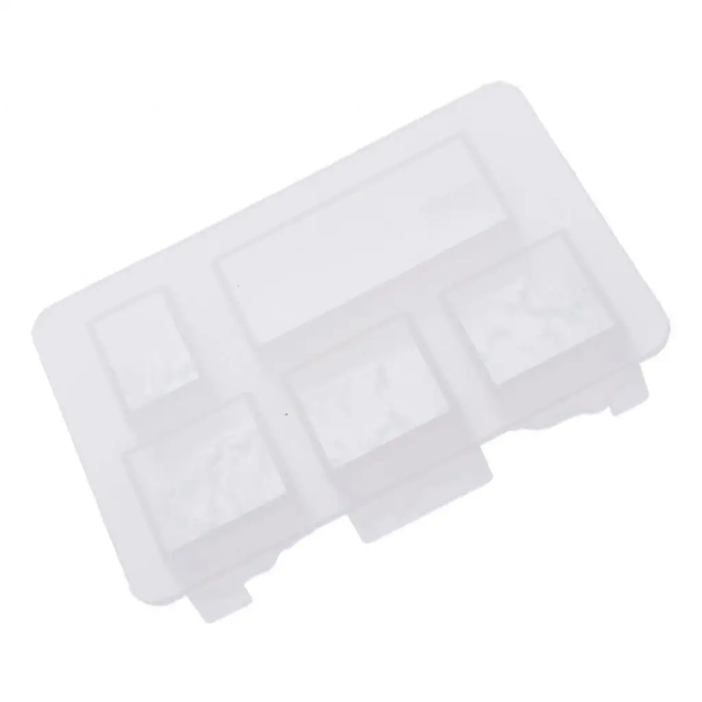 Silicone Resin Molds for Jewelry Crafts Clear Casting Coaster Mold Epoxy Silicone Mold for Handmade Keychains