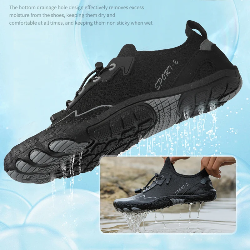 EOCENE Men Women Couple Quick-dry Swimming Beach Wading Fitness Hiking Cycling Fishing Sports Aqua Shoes Outdoor Water Sneakers