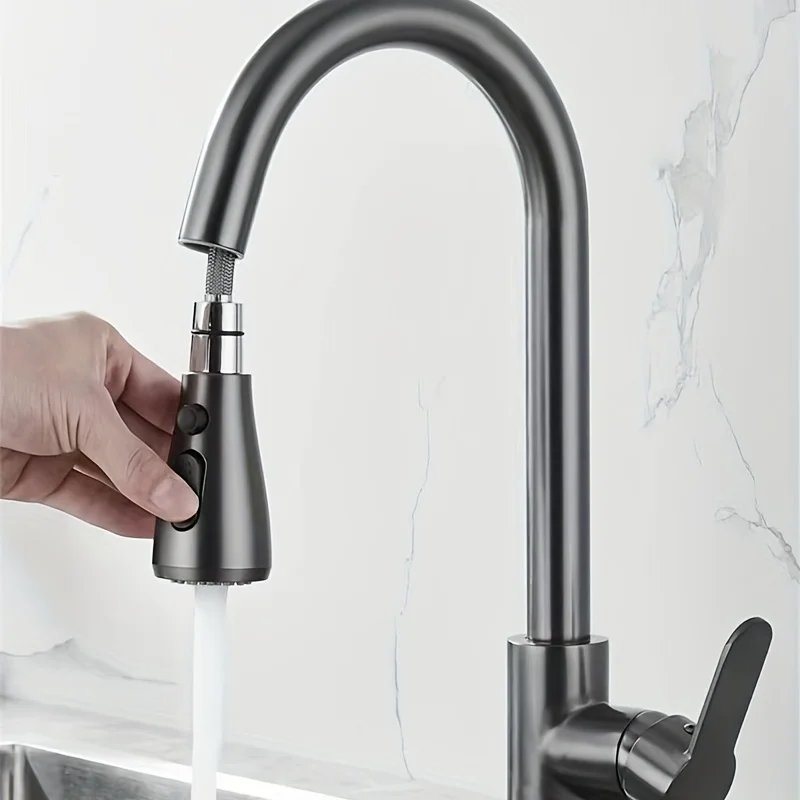 Cucina estraibile One click stop rubinetto spruzzatore ugello di ricambio lavabo doccia soffione a spruzzo filtro rubinetto a risparmio idrico