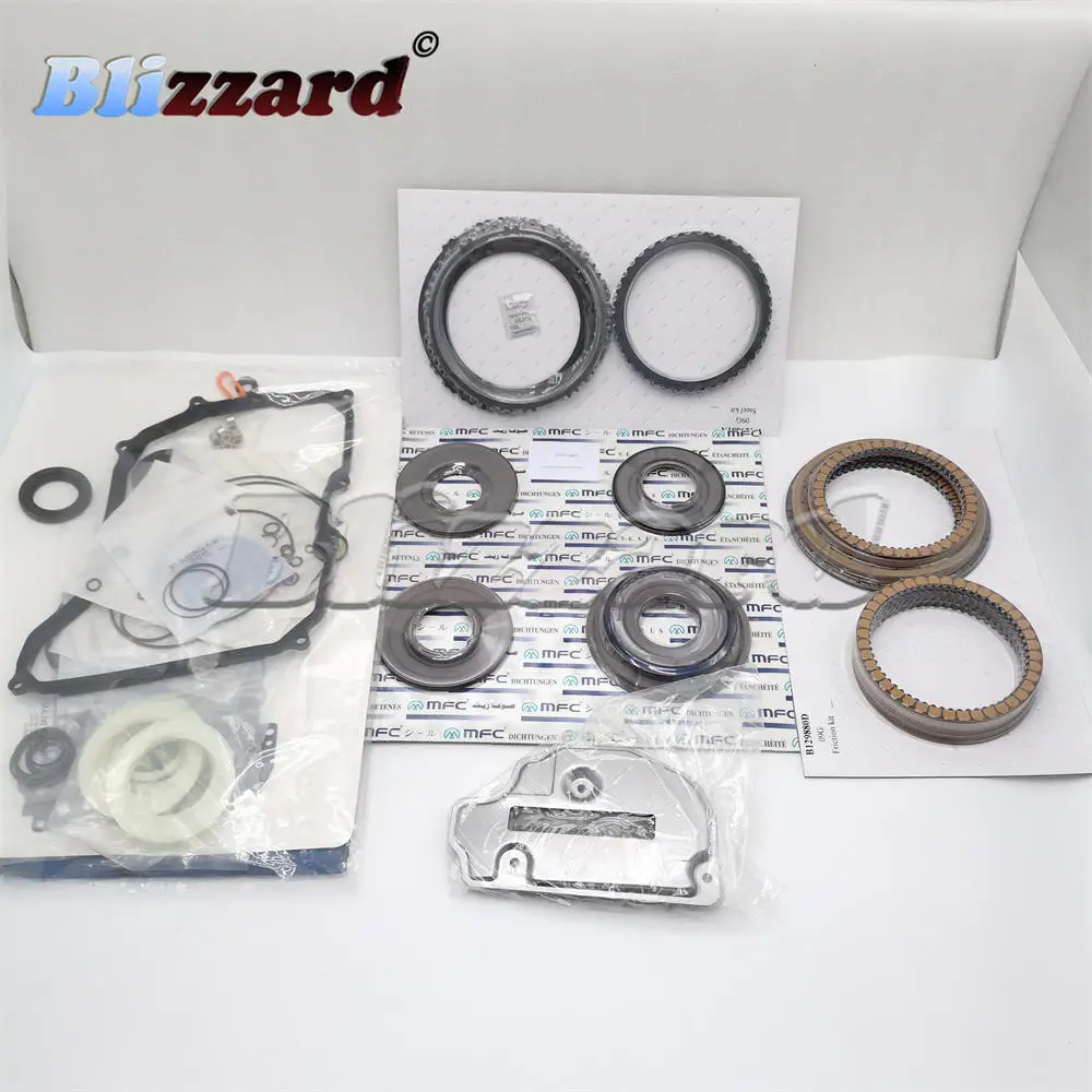 

09G TF-60SN Transmission Master Repair Kit Overhaul Disc Friction Steel Plate Piston Oil Filter For VW Audi Gearbox