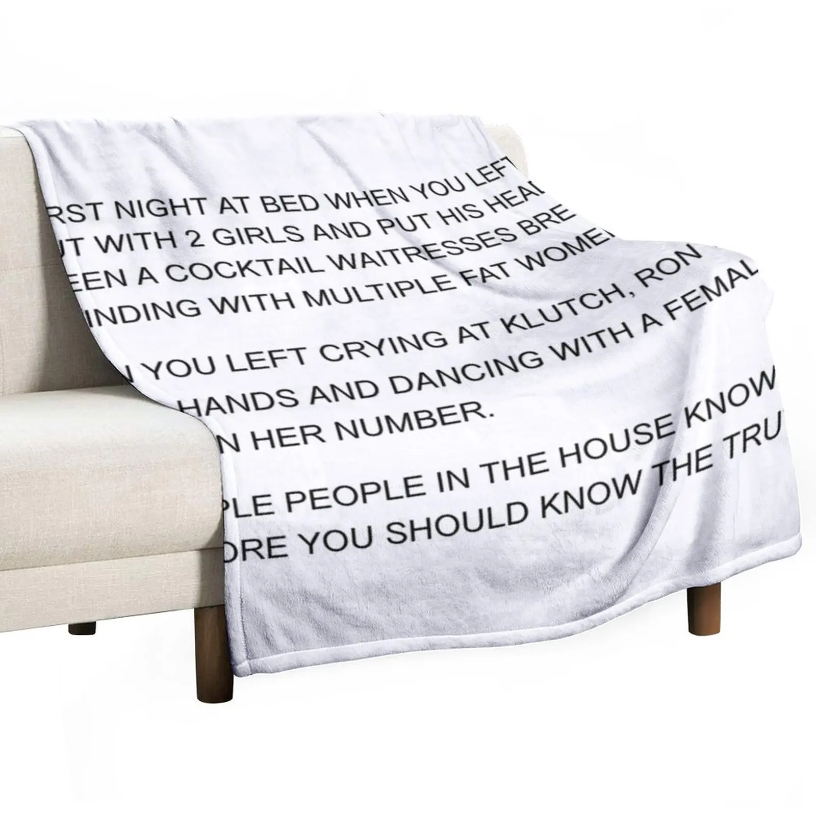 Sammi Sweetheart Letter Throw Blanket Fashion Sofa Blankets Custom Blanket Travel Blanket